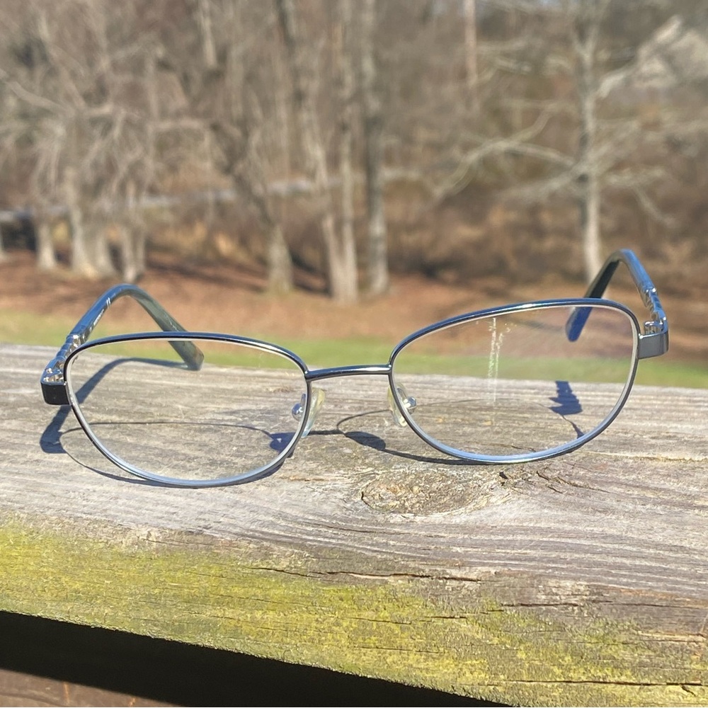 Marchon Eyeglasses Frames Light Translucent Blue … - image 3